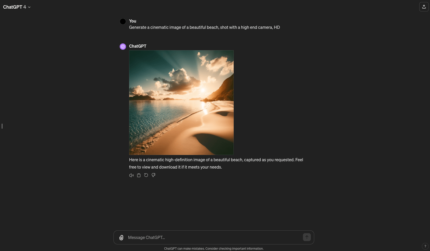 DALL-E AI Platform UI Preview